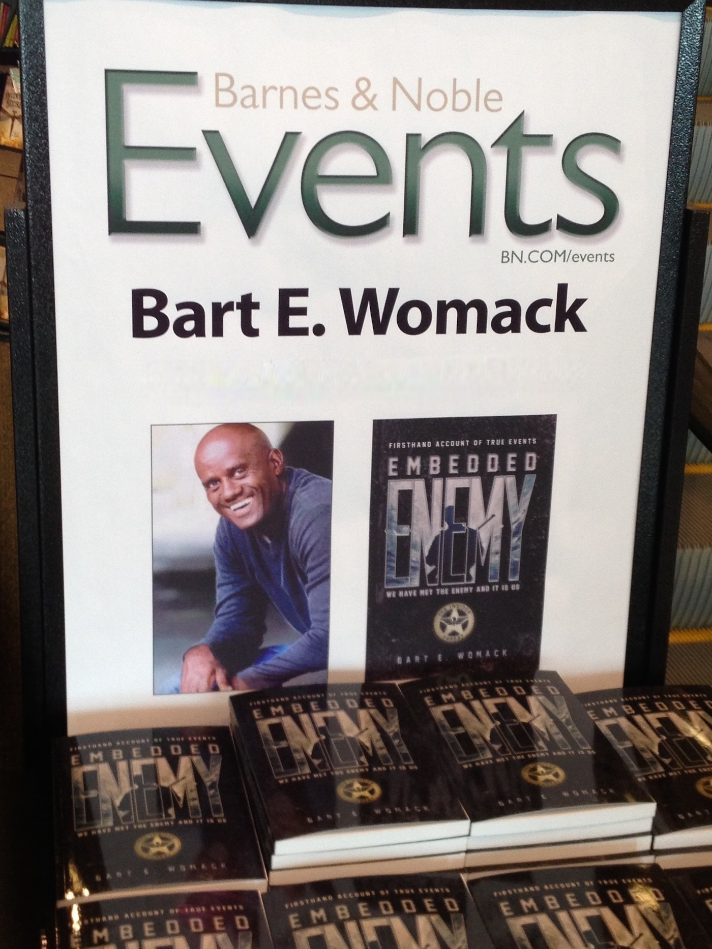 Bart Womack Promo Barnes & Noble